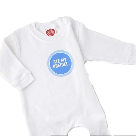 Wry Baby Ate my Dreidel Baby One Piece - Picture 1 of 2